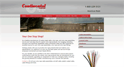 Desktop Screenshot of continentalcable.com